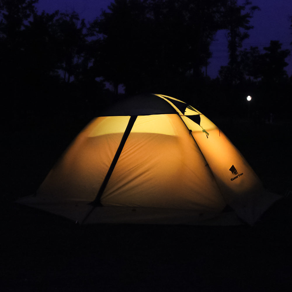 2 Person Double Wall Camping Tent - Easy to Set Up and Waterproof 3000mm