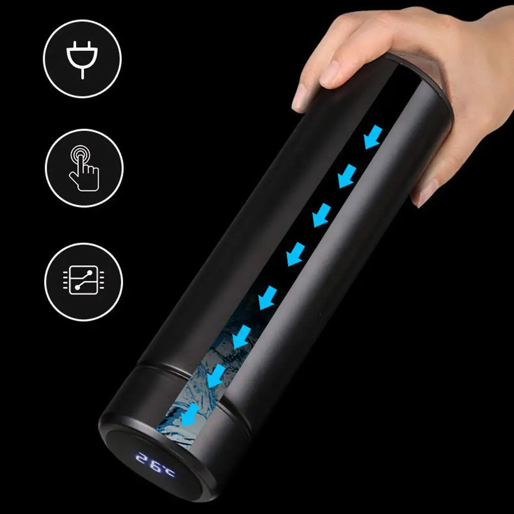 500ml Personalized Smart Bottle with Temperature Display