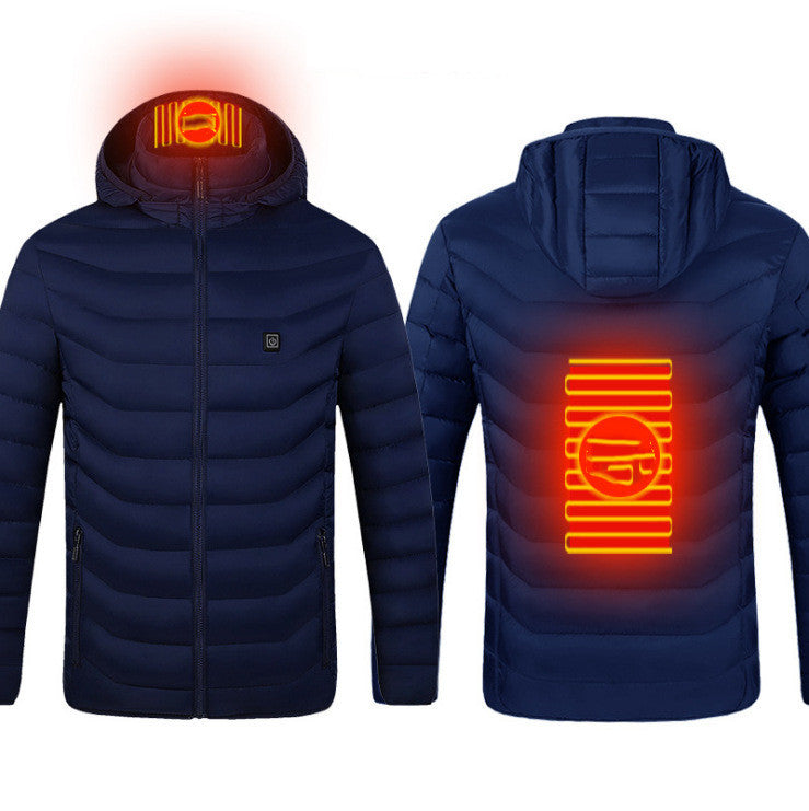 Veste Chauffante USB Homme Hiver - Thermique Coton