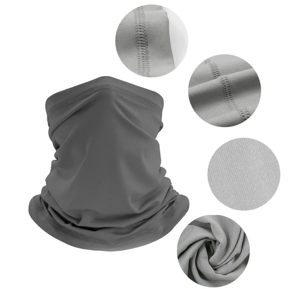 Multifunctional Ice Silk Bandana - Windproof Neck Gaiter Balaclava 24x42cm