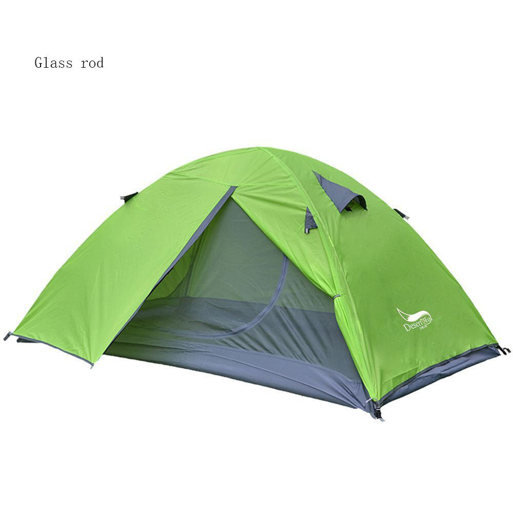 Tente Camping Ultra-Légère 2 Places - Double Couche Fibre de Verre 1,8kg - Camp de Base Farzen+