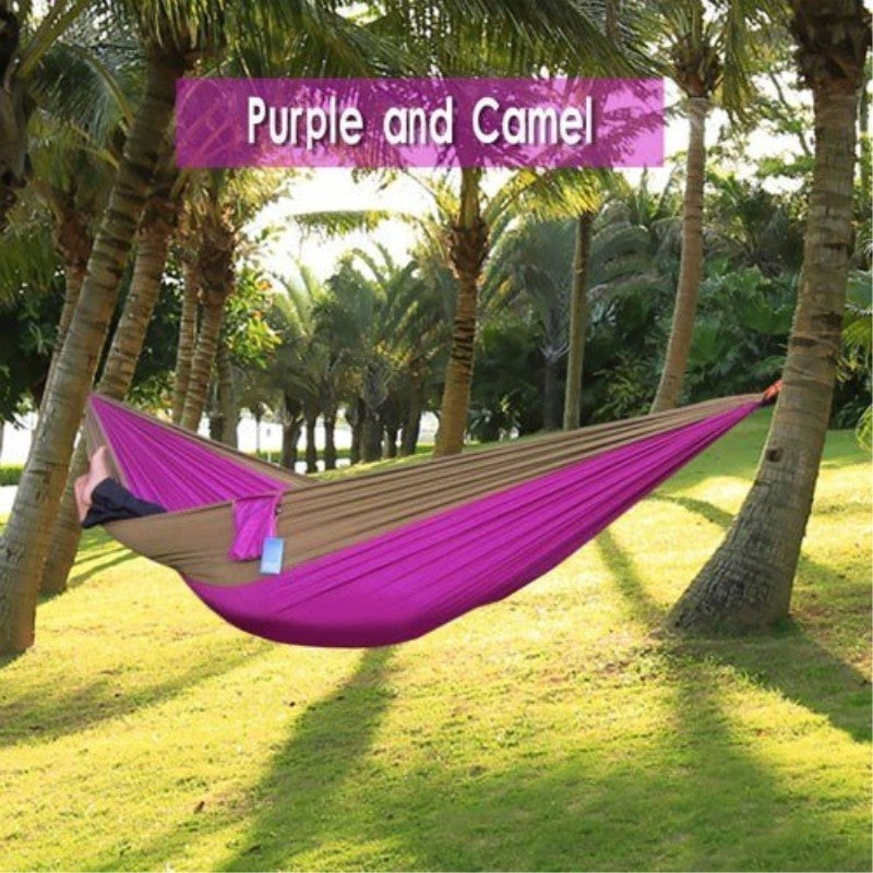 Double Backpacking Hammock - Portable Parachute Nylon