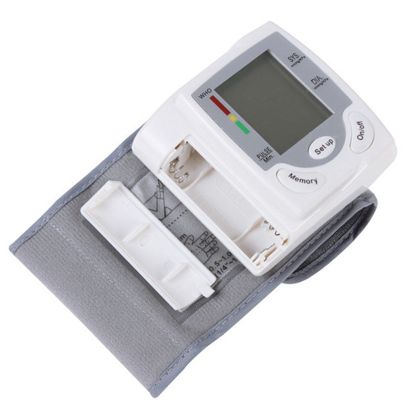 Automatic Digital Wrist Blood Pressure Monitor - Blood Pressure Measurement for Seniors Simple Interface