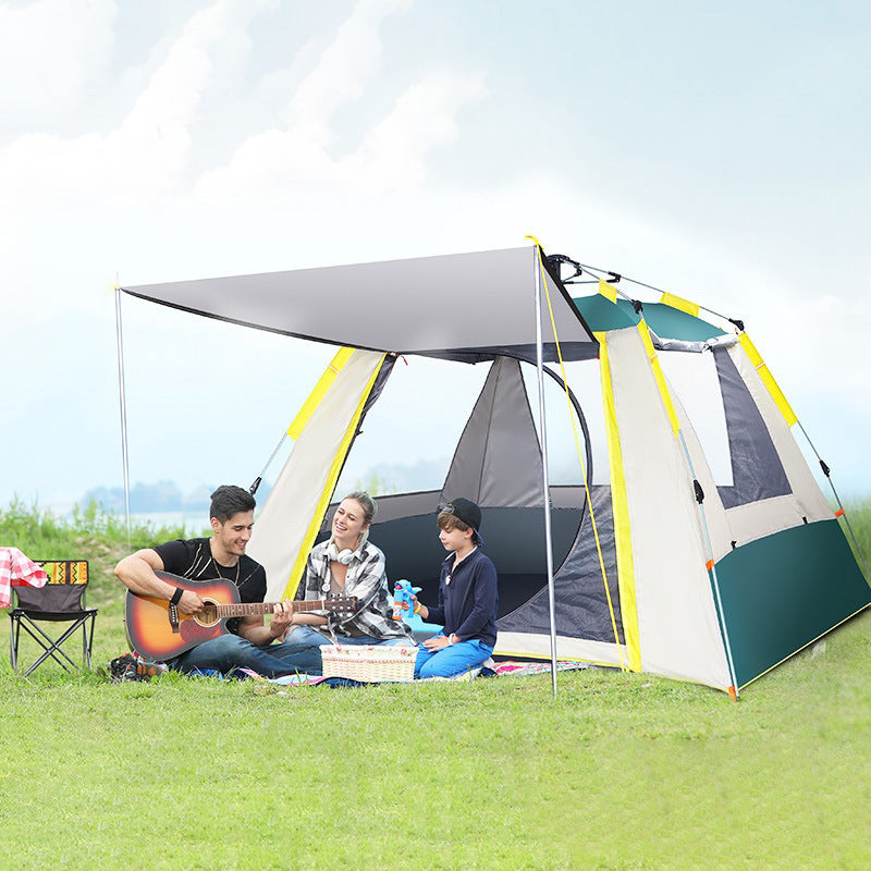 Automatic Camping Tent - Fiberglass 2-3 Persons 200x150x130cm