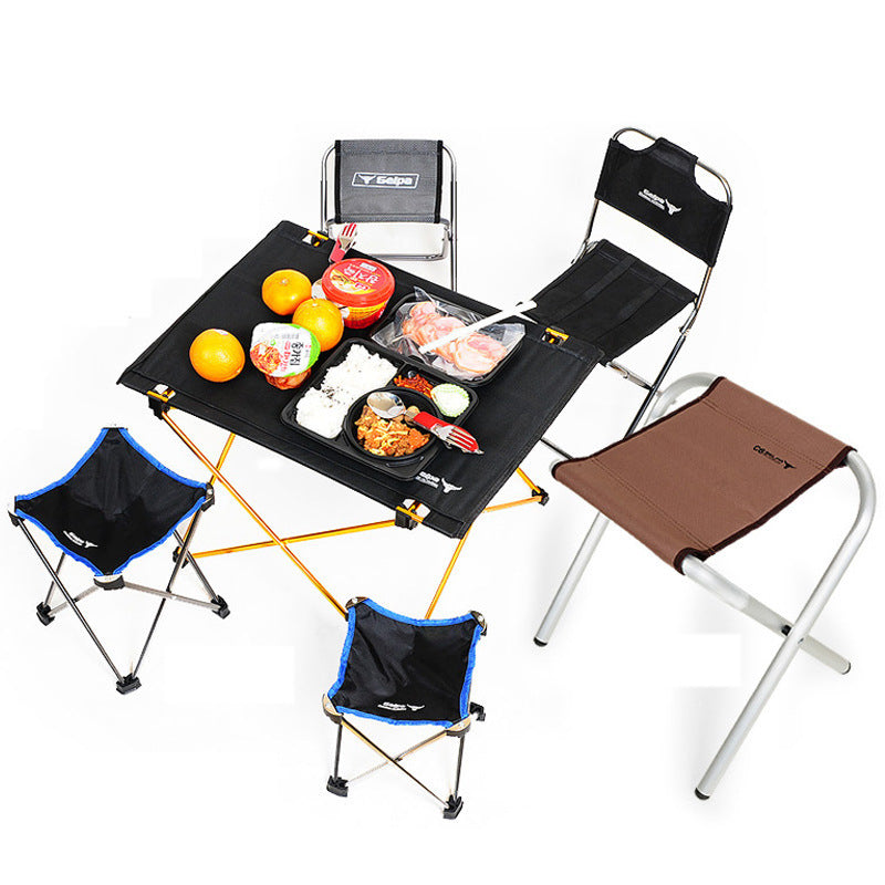 Ultra-Lightweight 800g Portable Aluminum Folding Camping Table