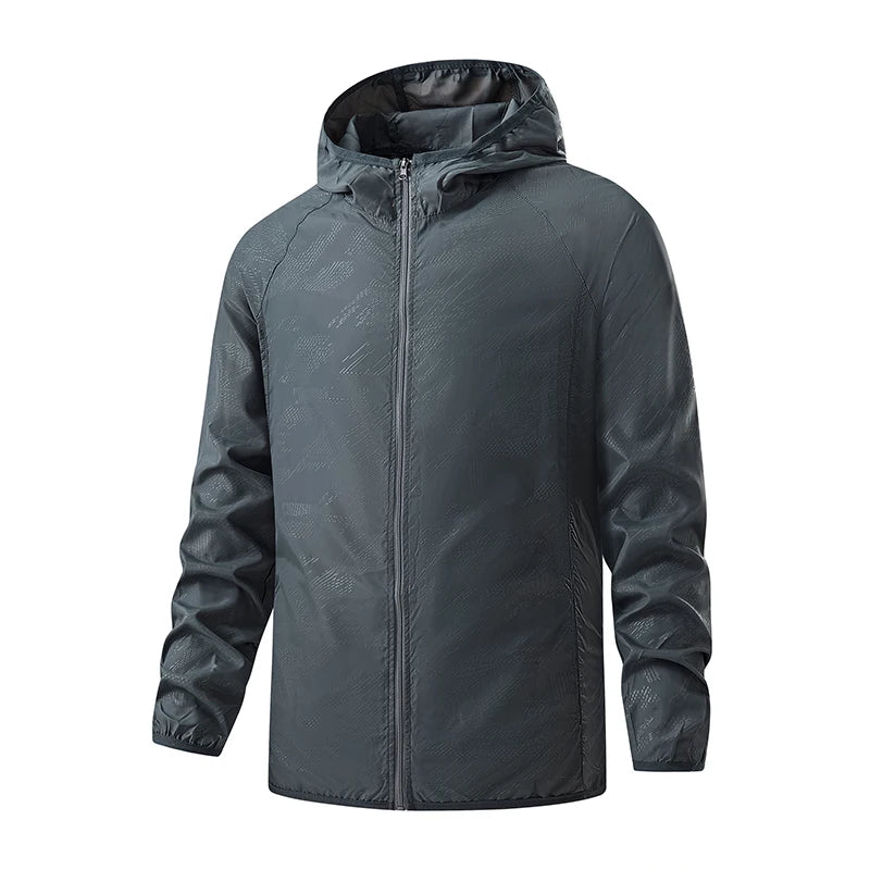 LNGXO Unisex Waterproof Hiking Jacket - Portable Anti-UV Windbreaker