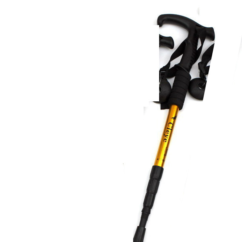 Aluminum Hiking Pole with Anti-Shock T Handle - 370g
