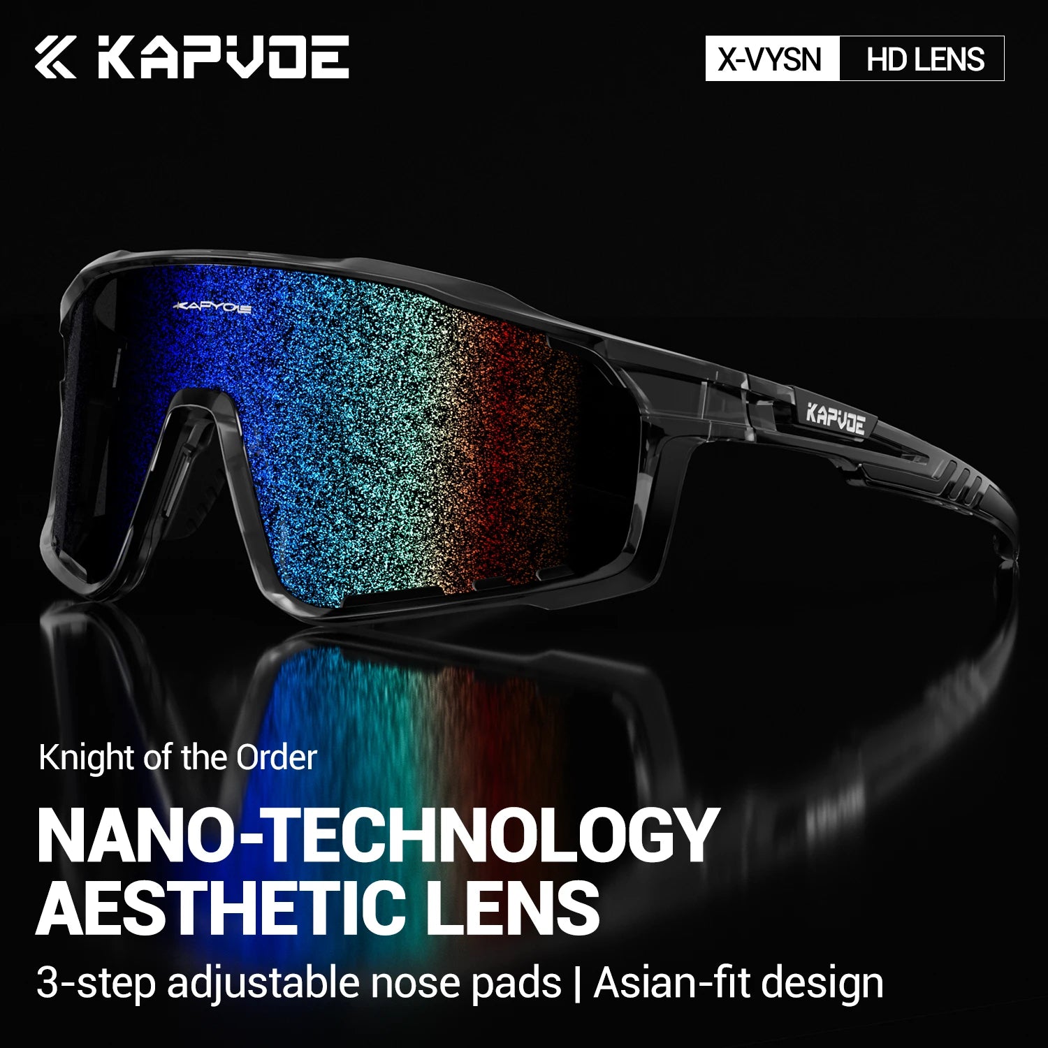 KAPVOE Lunettes Sport Nano-Lentilles Technologie UV400 Pro - Camp de Base Farzen+