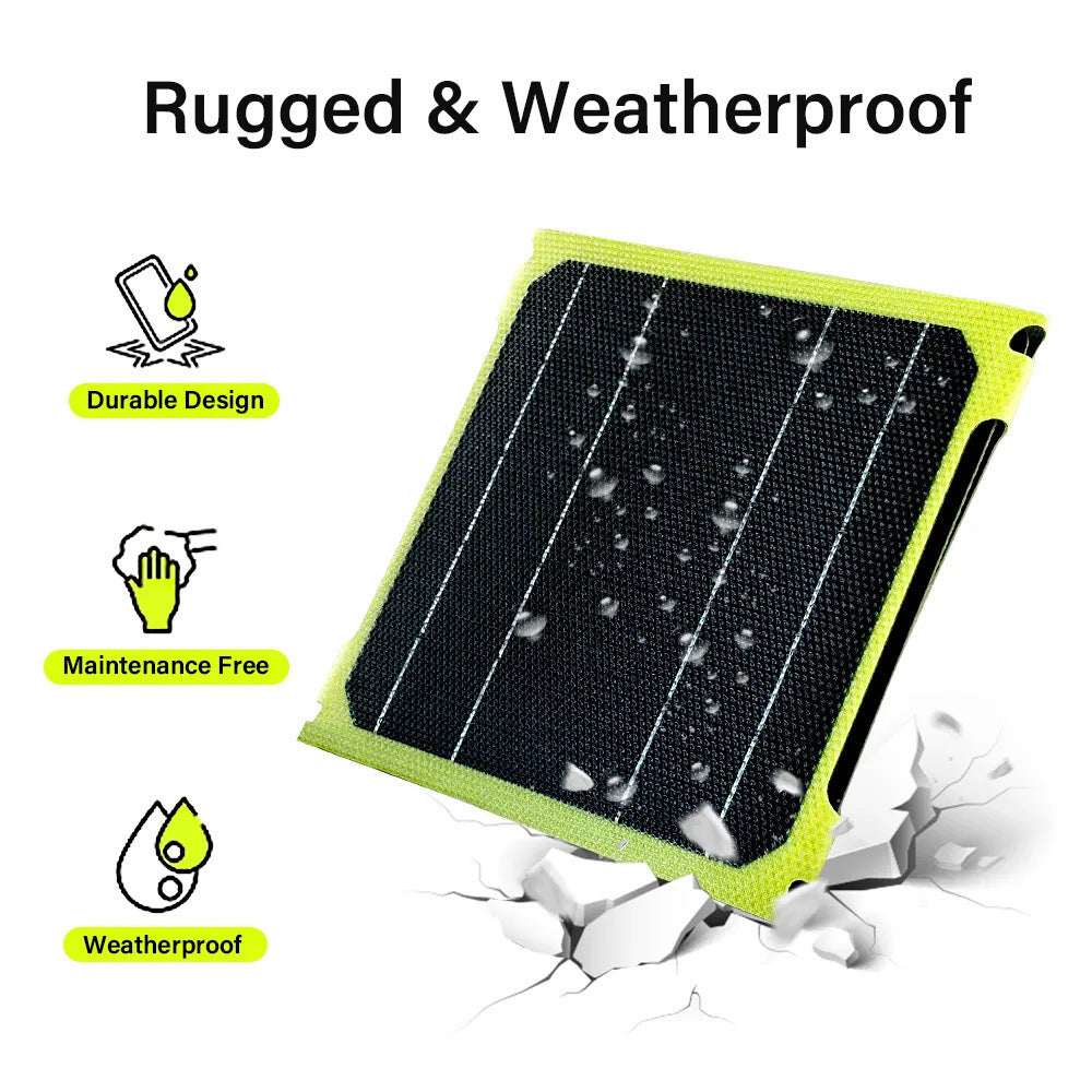 5V ETFE Foldable Solar Panel - Outdoor Portable Charger