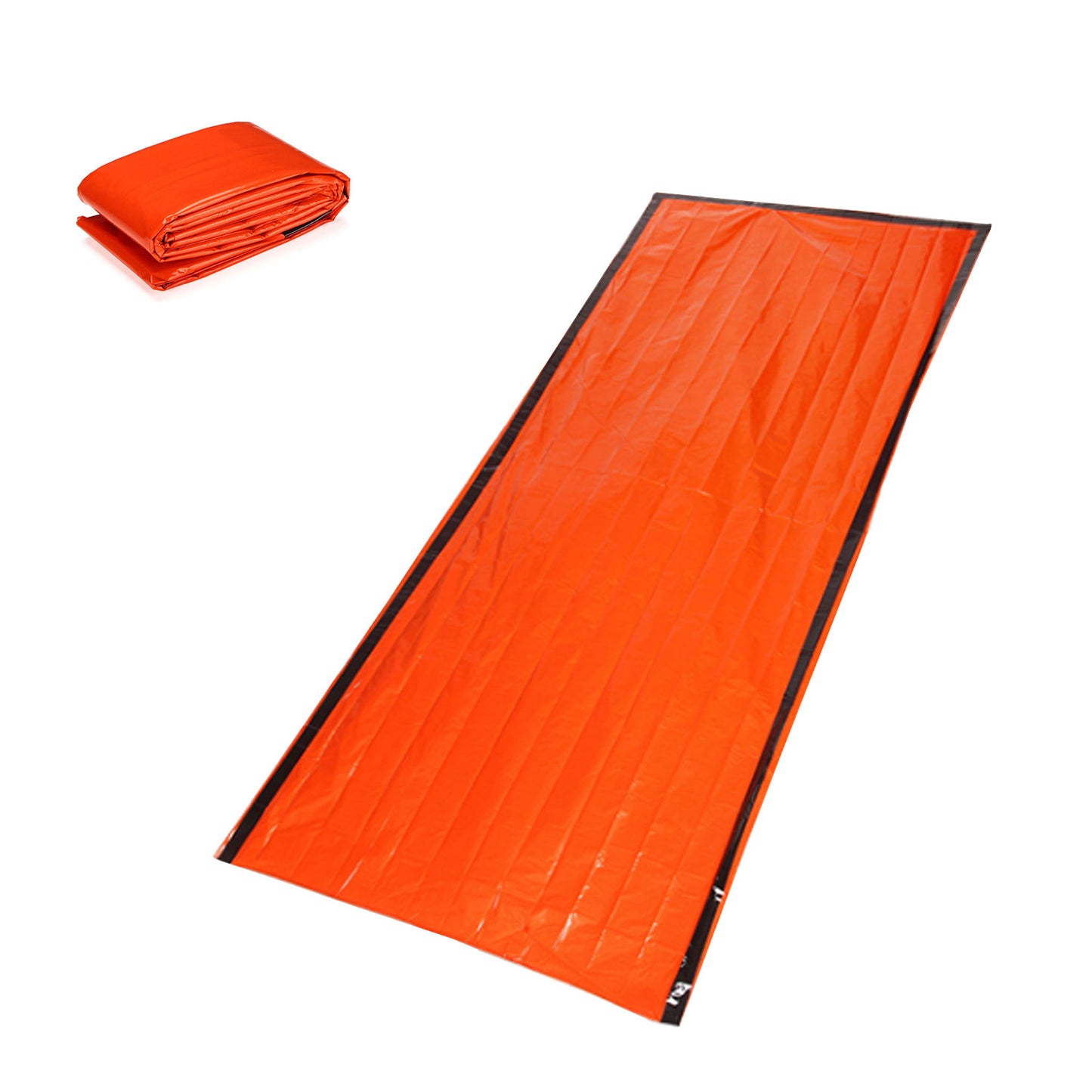Aluminum Emergency Survival Blanket - Reusable Thermal Insulation