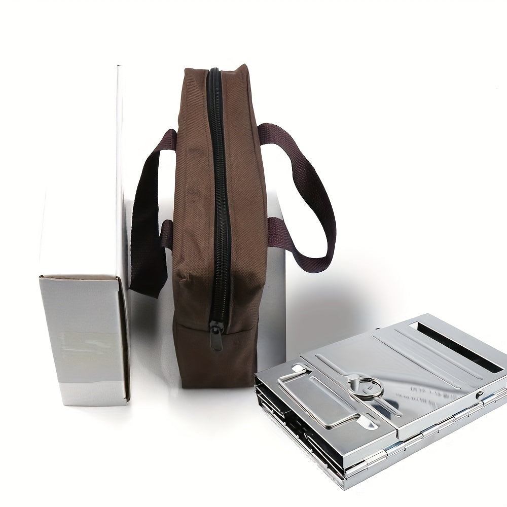 Mini Folding Charcoal Stove Stainless Steel - Portable Stove 850g