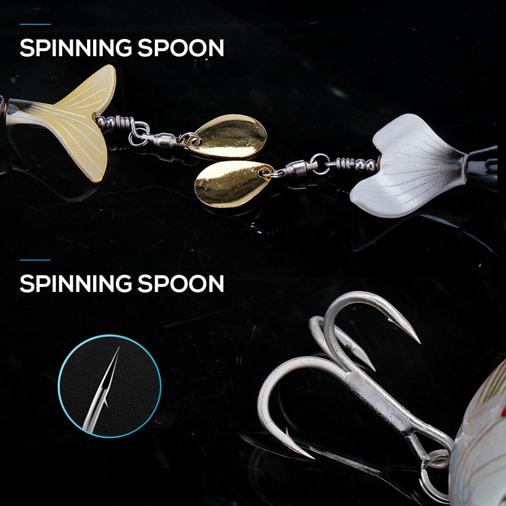 5 Topwater Rotating Tail Lures - Surface Fishing for Predators