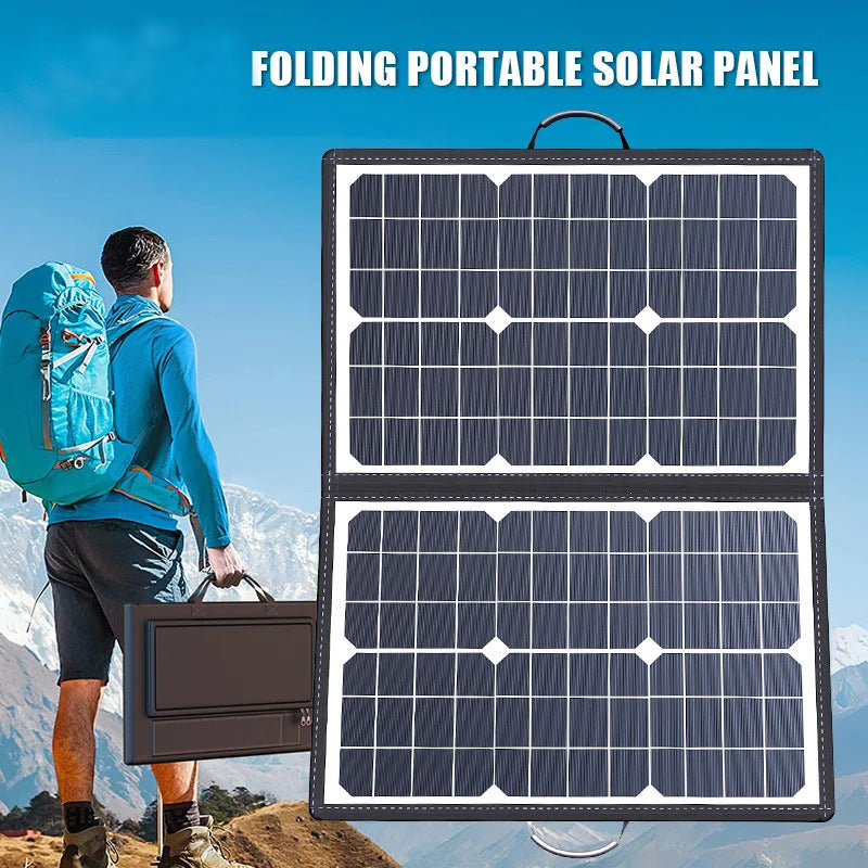 40W Portable Solar Panel - Foldable Camping Charger