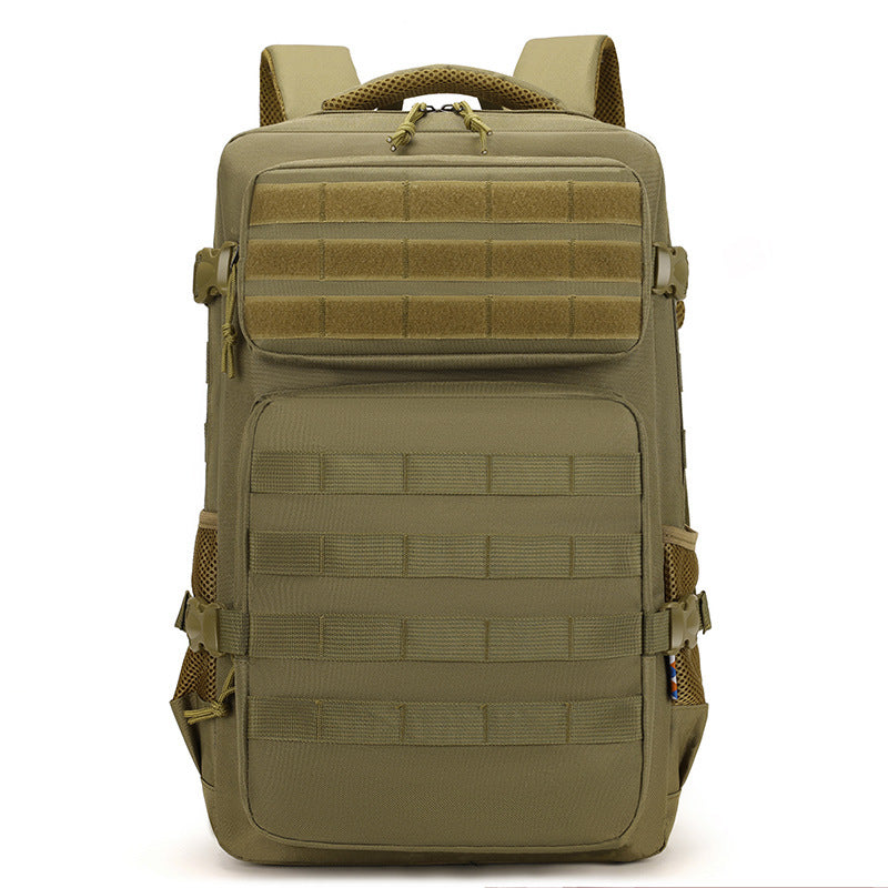 Multifunctional large capacity hiking backpack with outdoor camouflage pattern