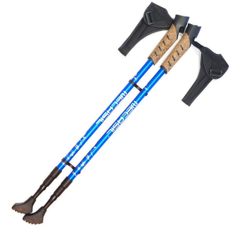 Nordic Walking Poles Straight Handle - Pair 608g