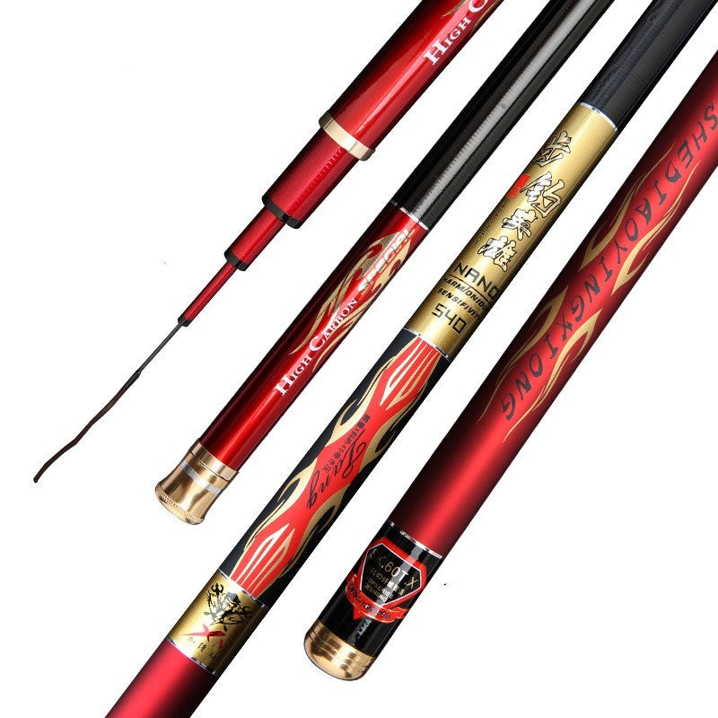 Taiwan Carbon Fishing Rod 8.1m - Ultra Light Hard Action