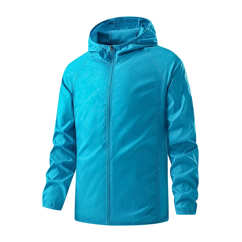 LNGXO Unisex Waterproof Hiking Jacket - Portable Anti-UV Windbreaker