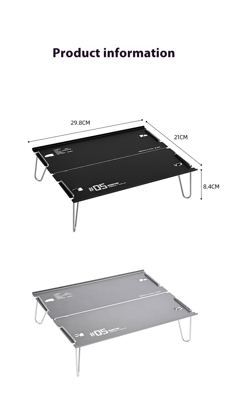 Aluminum Folding Camping Table - Lightweight and Portable
