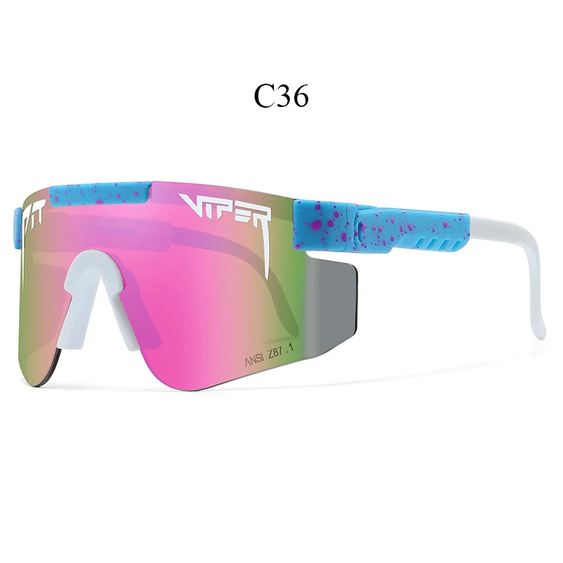 Pit Viper Style Sport Cycling Glasses - UV400 Unisex Outdoor