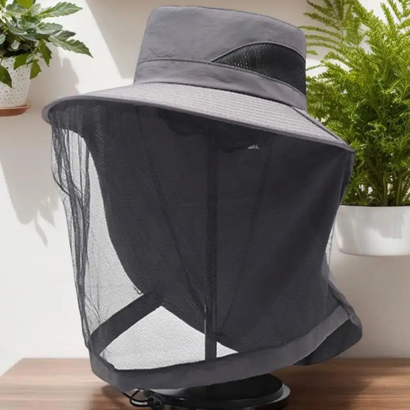 Anti-Bee Hat Full Net - Beekeeping Protection Fishing Cotton