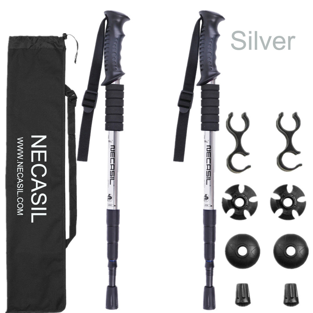Newcastle Straight 4 Section Hiking Poles - Robust 770g