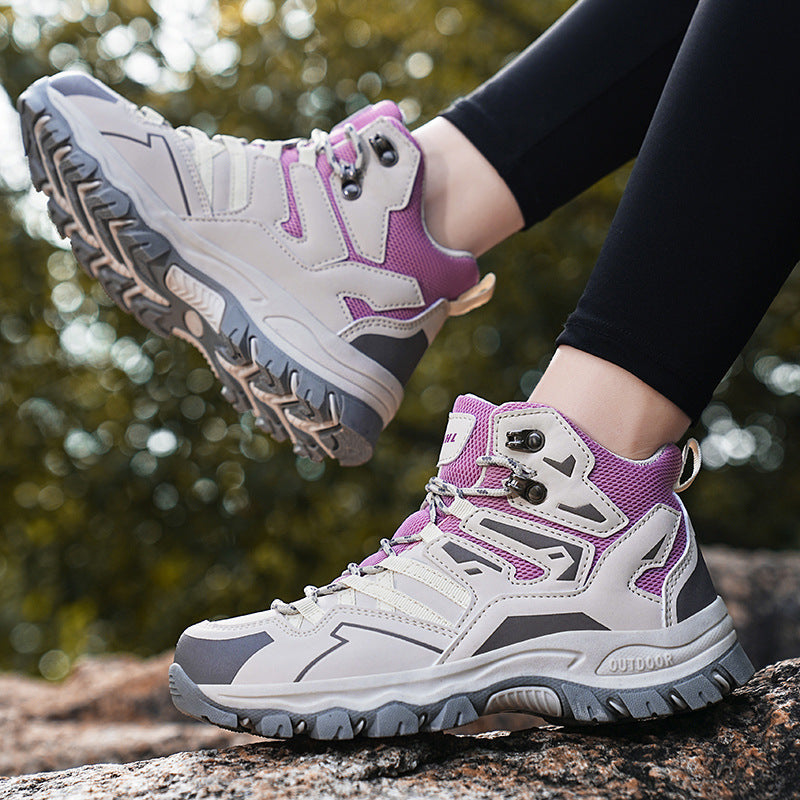 High Top Hiking Shoes Outdoor Sneakers Outdoor 1080g