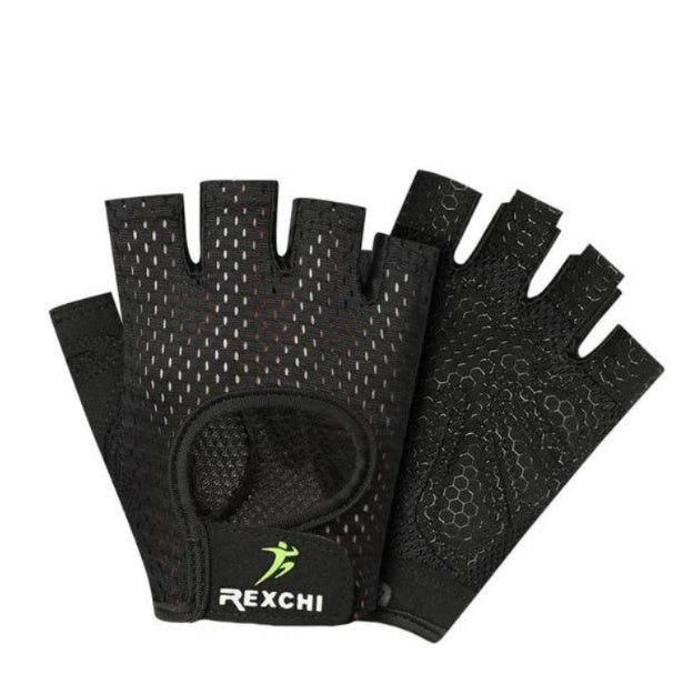 Fine Mesh Half Finger Cycling Gloves - Breathable Sports