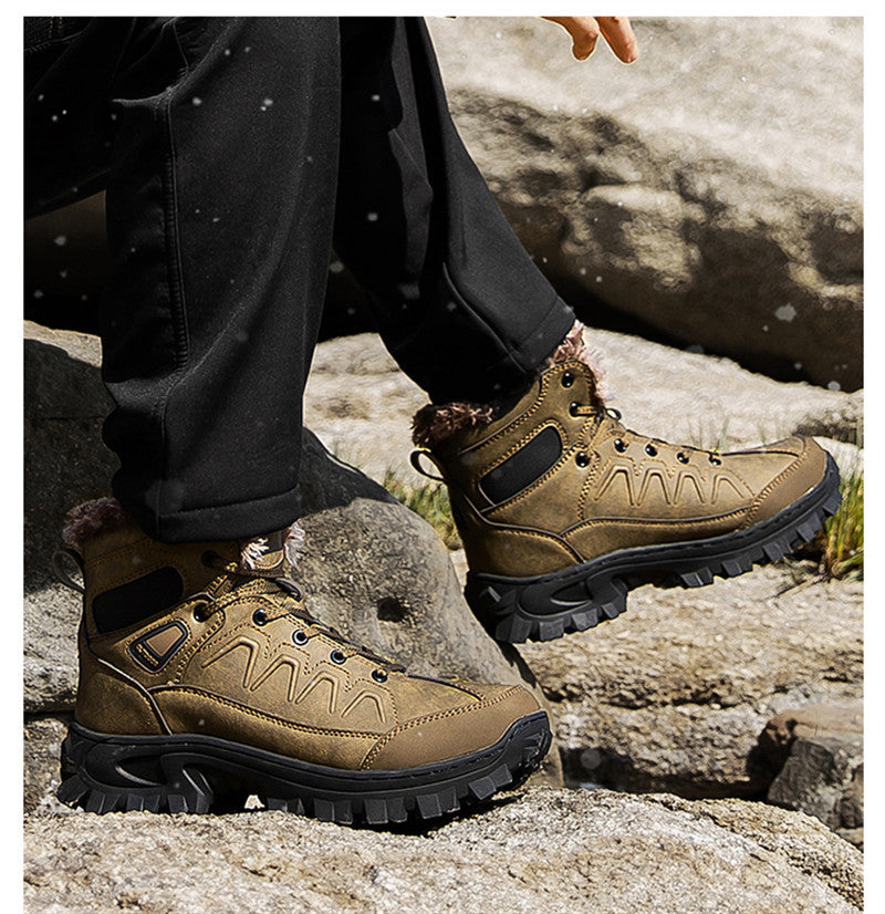 Chaussures Montantes Coton Homme Grande Taille Chaudes Hiver 1363g - Camp de Base Farzen+