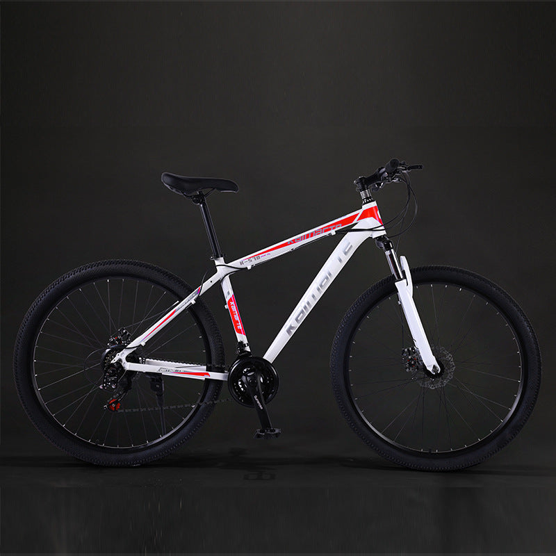 26 Inch Aluminum Alloy Mountain Bike - Disc Brakes & Shock Absorbers - Professional Mountain Bike AED4