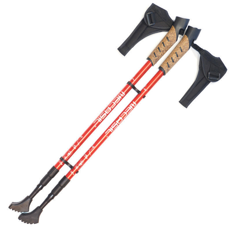 Nordic Walking Poles Straight Handle - Pair 608g