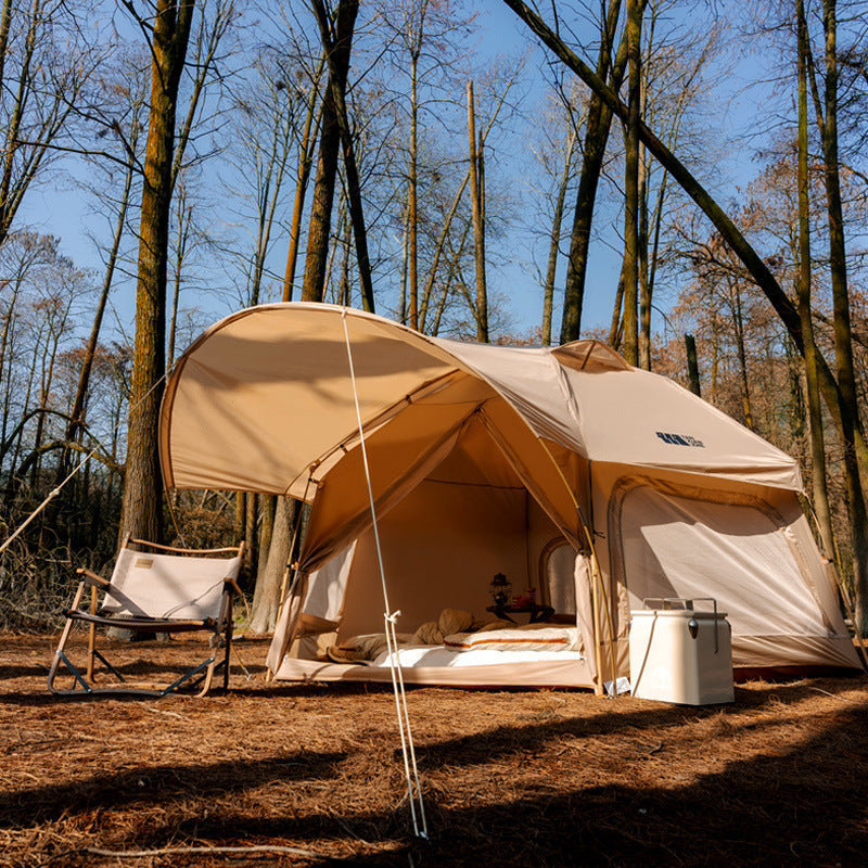 6 Person Hexagonal Tent 340x290cm - Bionic Design Waterproof PU 210T