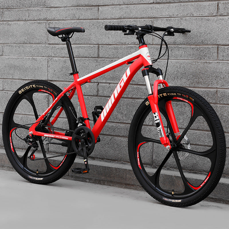 24-26 Inch Mountain Bike for Men and Women - Disc Brakes & Shock Absorbers - AED4
