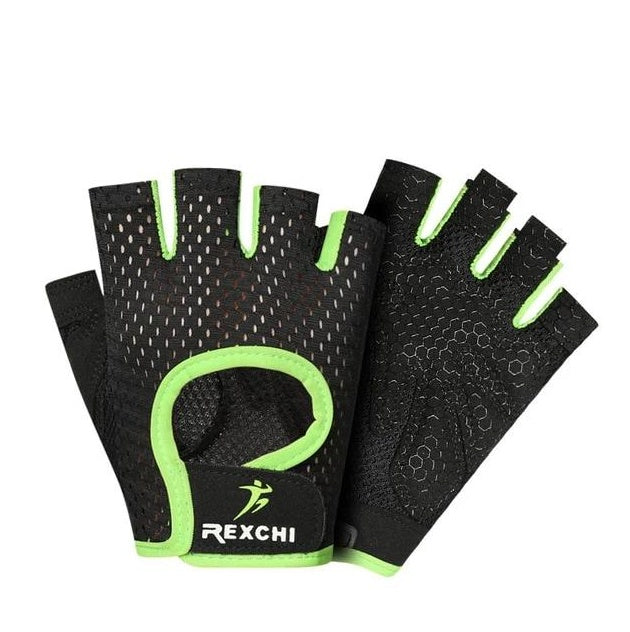 Fine Mesh Half Finger Cycling Gloves - Breathable Sports