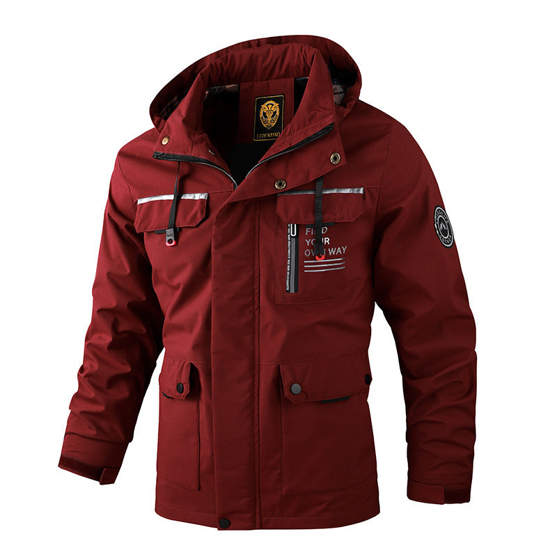 Men's Waterproof Windproof Jacket - Winter Hiking