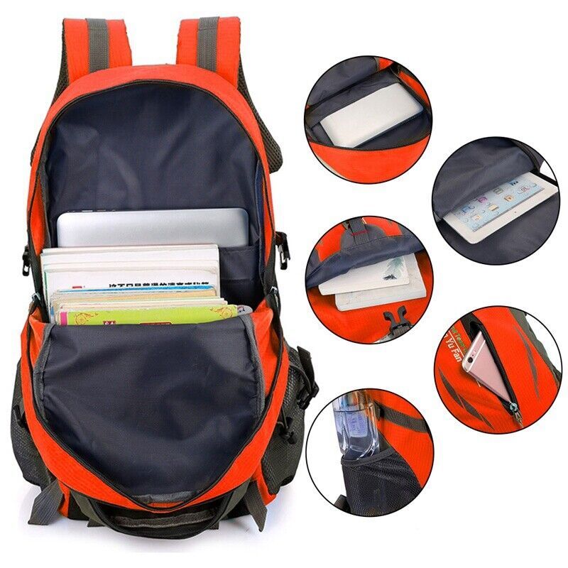 40L Waterproof Backpack - Camping Hiking Travel