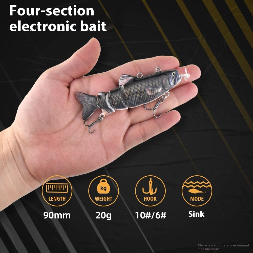 Electronic Lure 4 Sections Propeller - Automatic Swimming Iron