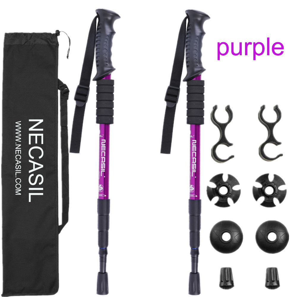 Newcastle Straight 4 Section Hiking Poles - Robust 770g
