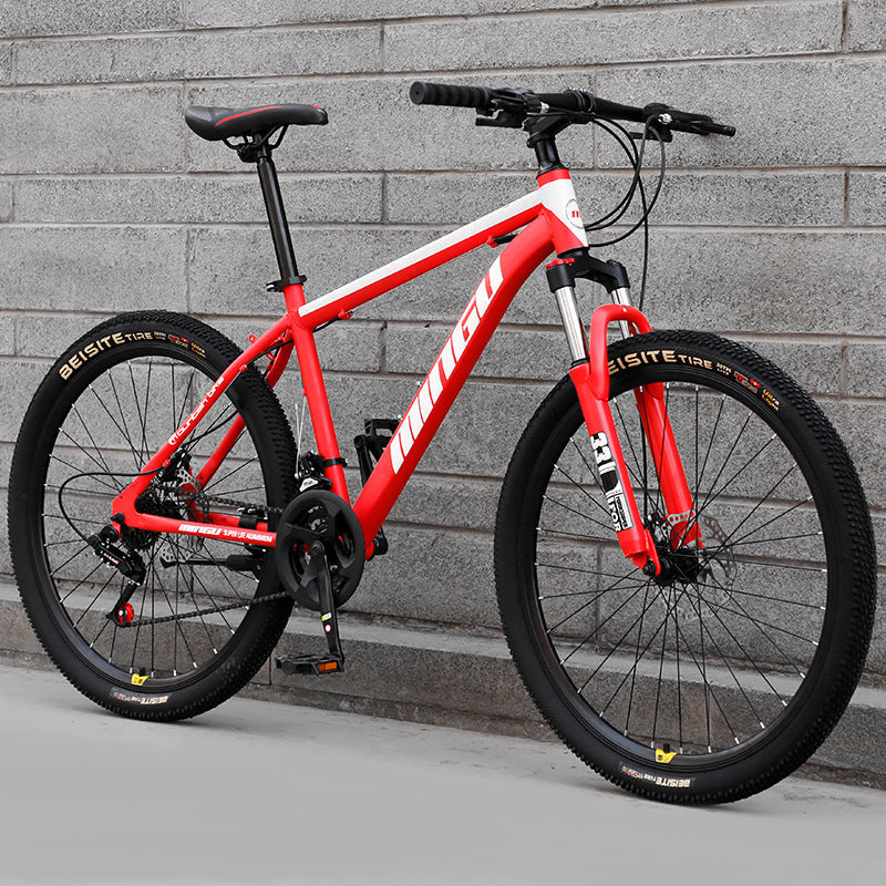 24-26 Inch Mountain Bike for Men and Women - Disc Brakes & Shock Absorbers - AED4