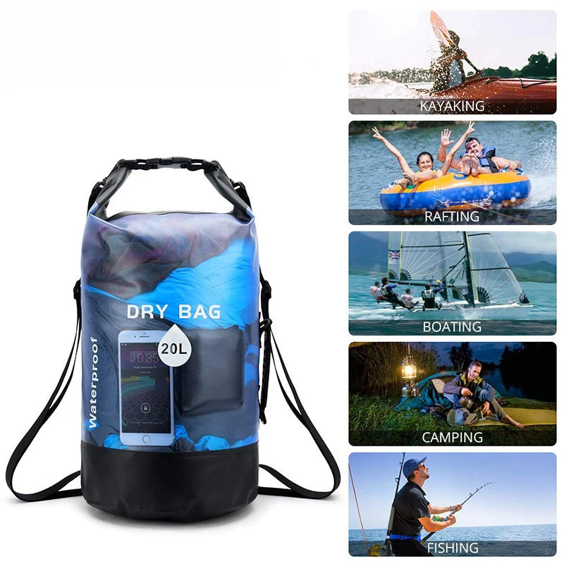 Waterproof PVC Drawstring Bag 100g
