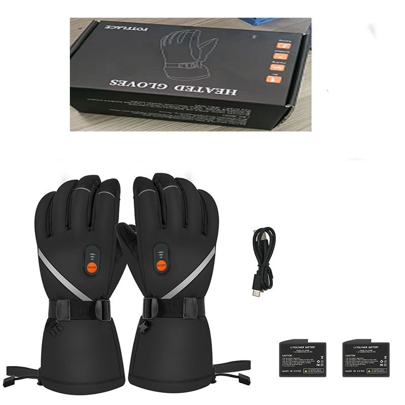Winter Cycling Heated Gloves - Thickened Thermal Cold Protection AED4