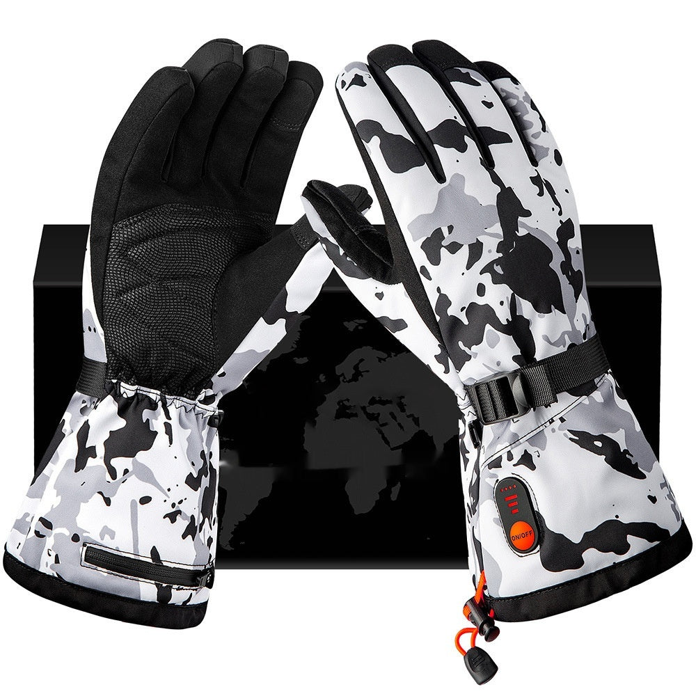 Winter Cycling Heated Gloves - Thickened Thermal Cold Protection AED4