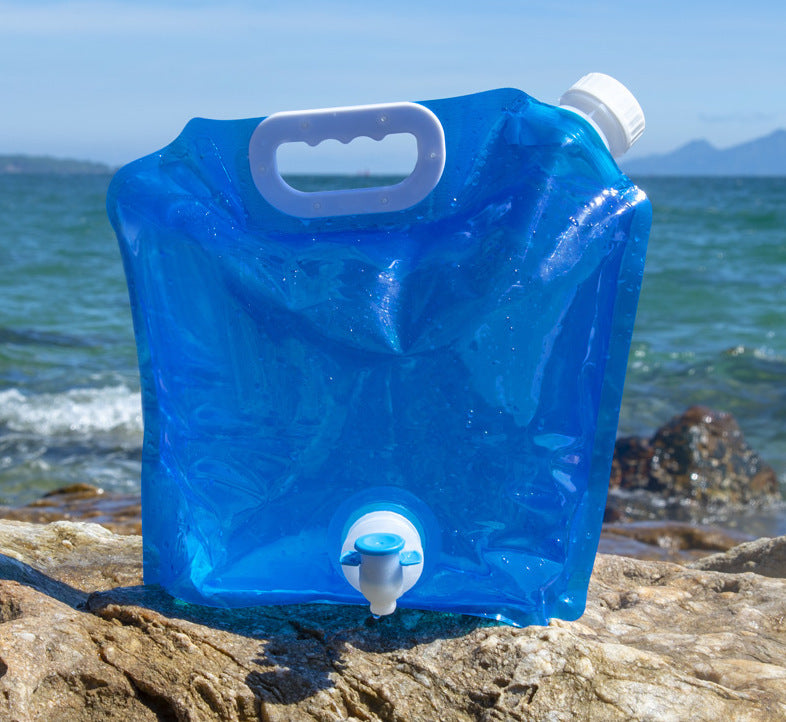 5L/10L PVC Foldable Water Bag Portable Camping Container