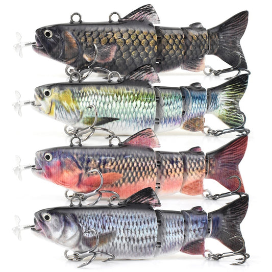 Electronic Lure 4 Sections Propeller - Automatic Swimming Iron