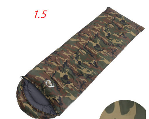 Camping Sleeping Bag Polyester 190T - Versatile Hollow Cotton 185x75cm