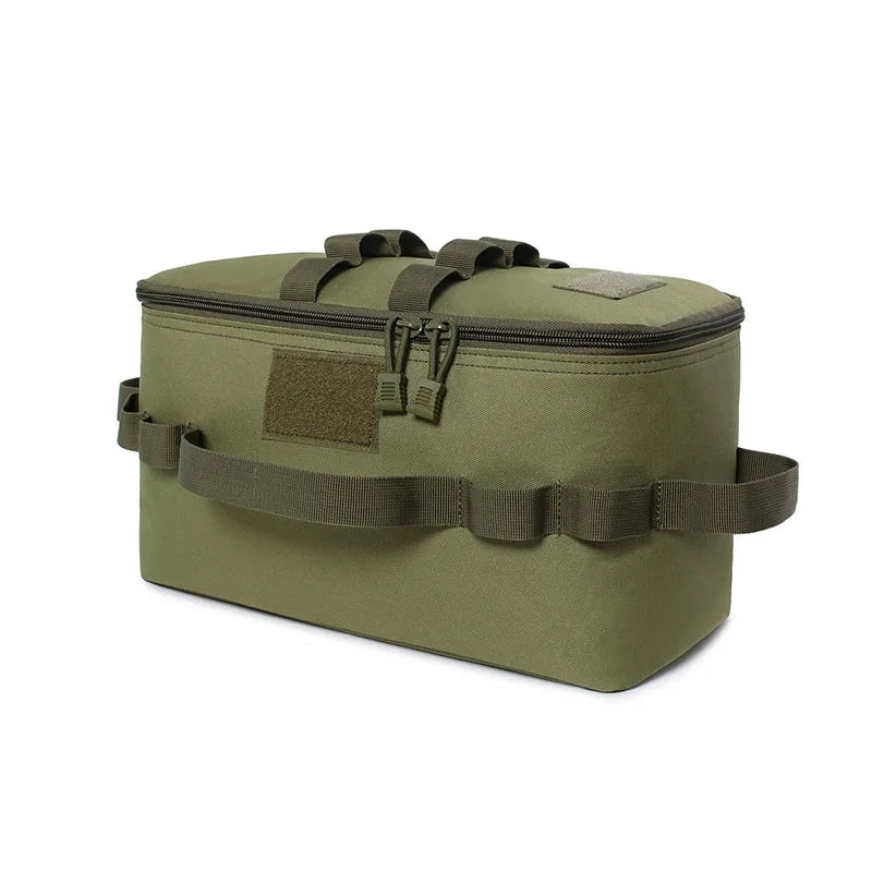 Outdoor Camping Storage Bag Large Capacity Gas Stove Canister Pot Carry Bag Sack Picnic Bag Cookware Utensils Organizer 
