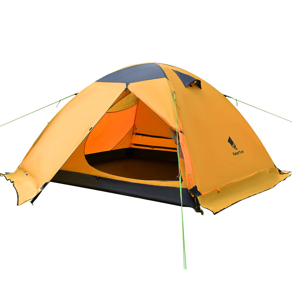 2 Person Double Wall Camping Tent - Easy to Set Up and Waterproof 3000mm
