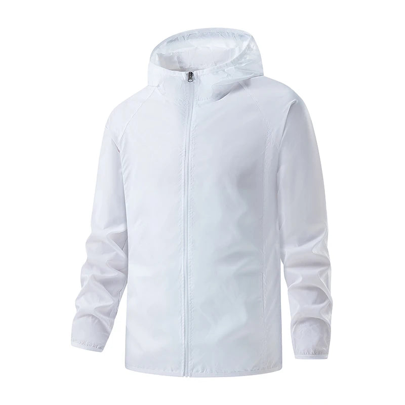 LNGXO Unisex Waterproof Hiking Jacket - Portable Anti-UV Windbreaker