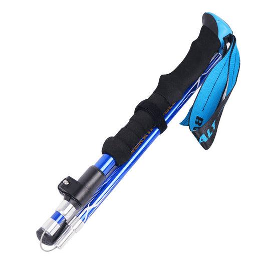 Besot 5 Section Folding Hiking Pole - External Lock 660g