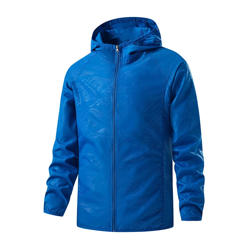 LNGXO Unisex Waterproof Hiking Jacket - Portable Anti-UV Windbreaker