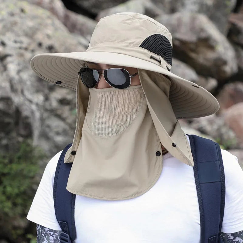 Adjustable Foldable Hat - Breathable Sun Protection Unisex Outdoor